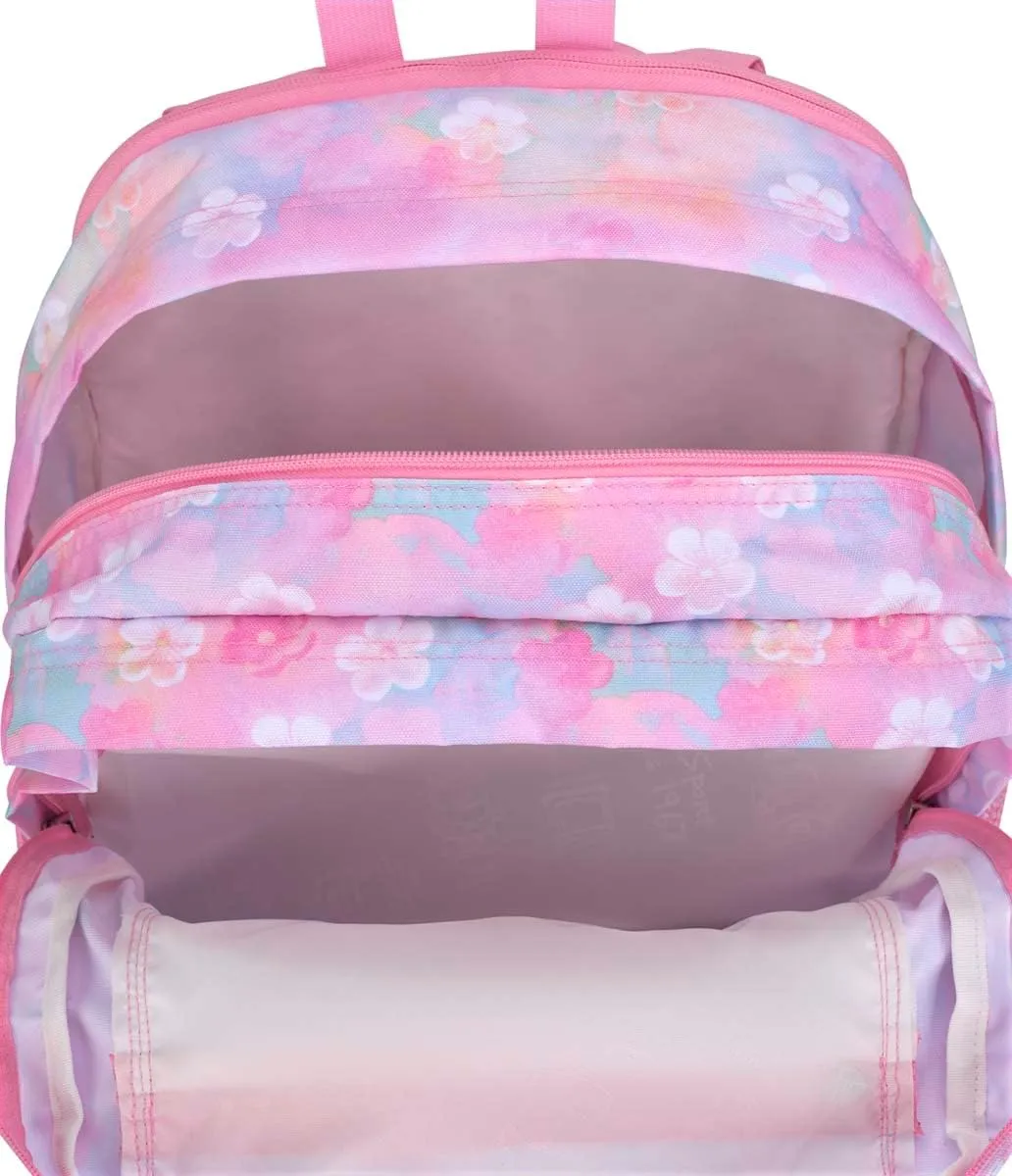 JanSport Laptop Backpack - Computer Bag with 2 Compartments, Ergonomic Shoulder Straps, 15 Laptop Sleeve, Haul Handle - Book Rucksack - Neon Daisy