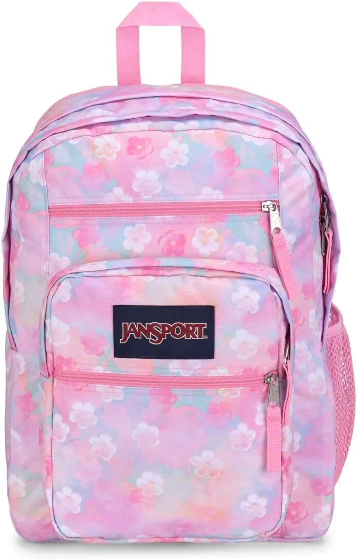 JanSport Laptop Backpack - Computer Bag with 2 Compartments, Ergonomic Shoulder Straps, 15 Laptop Sleeve, Haul Handle - Book Rucksack - Neon Daisy