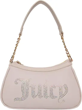 Juicy Couture Women's Shoulder Bag, Stylish Handbag with Rhinestone Details