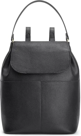 Kattee Leather Backpack Purse for Women Travel Fashion Designer Ladies Laptop Backpack, Black