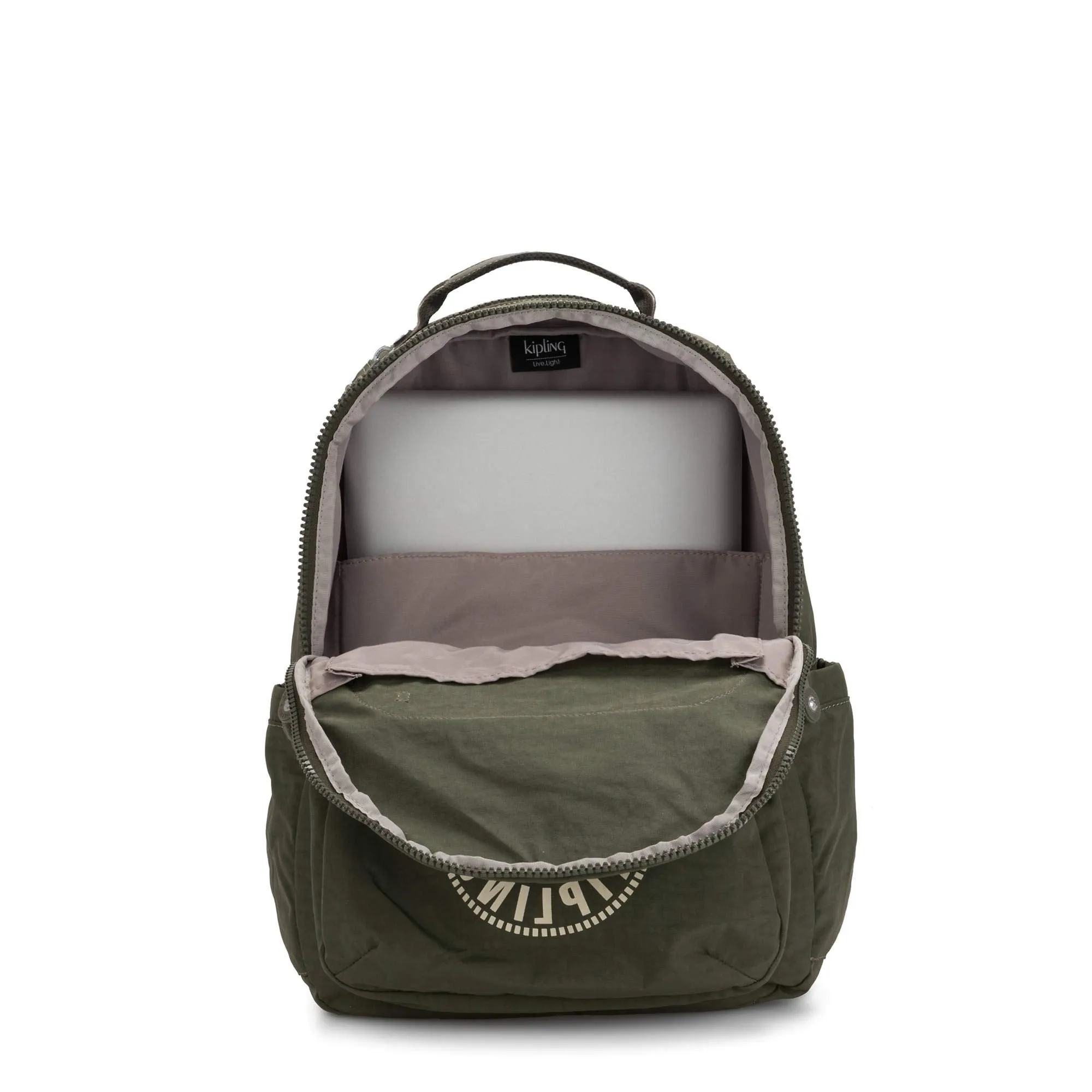 Kipling Seoul Large 15" Laptop Backpack Jaded Green Sp