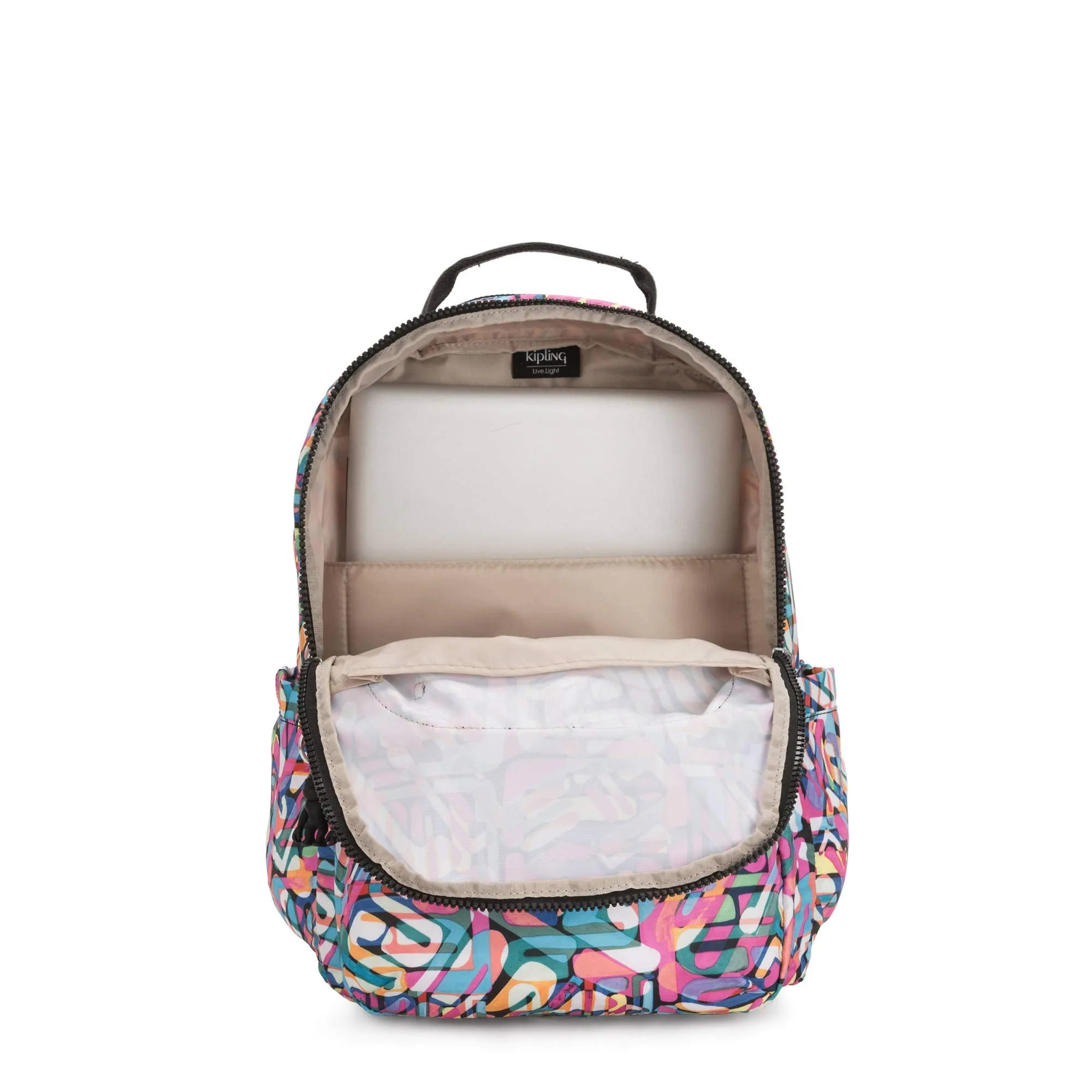 Kipling Seoul Large 15" Laptop Printed Backpack Wild Melody