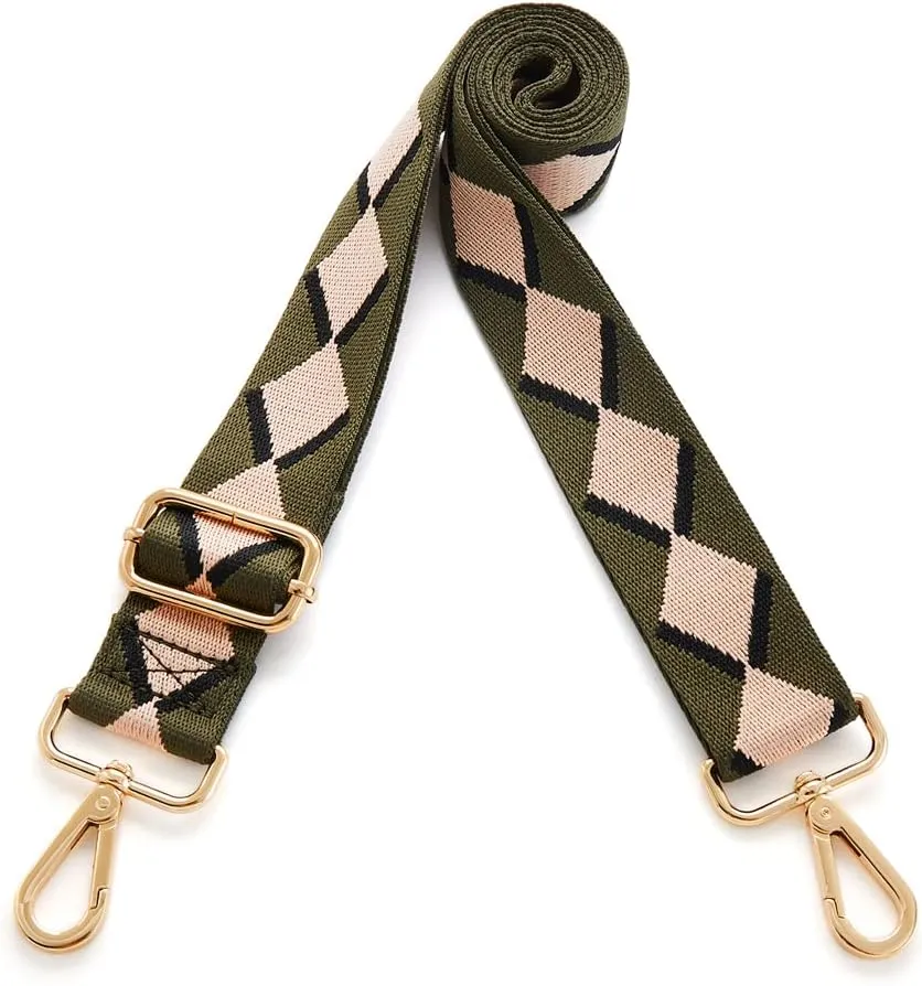Kolti Purse Strap Replacement Crossbody Handbag Stripe Wide Adjustable