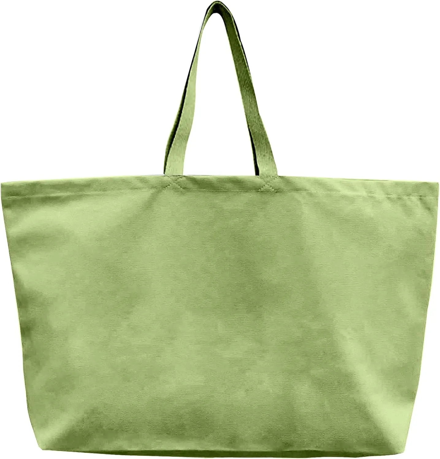 Large Canvas Tote Bag-Extra Big Shopping Beach Totes Bags Reusable Largest Grocery Plain Solid Bag 28"x8"x16"