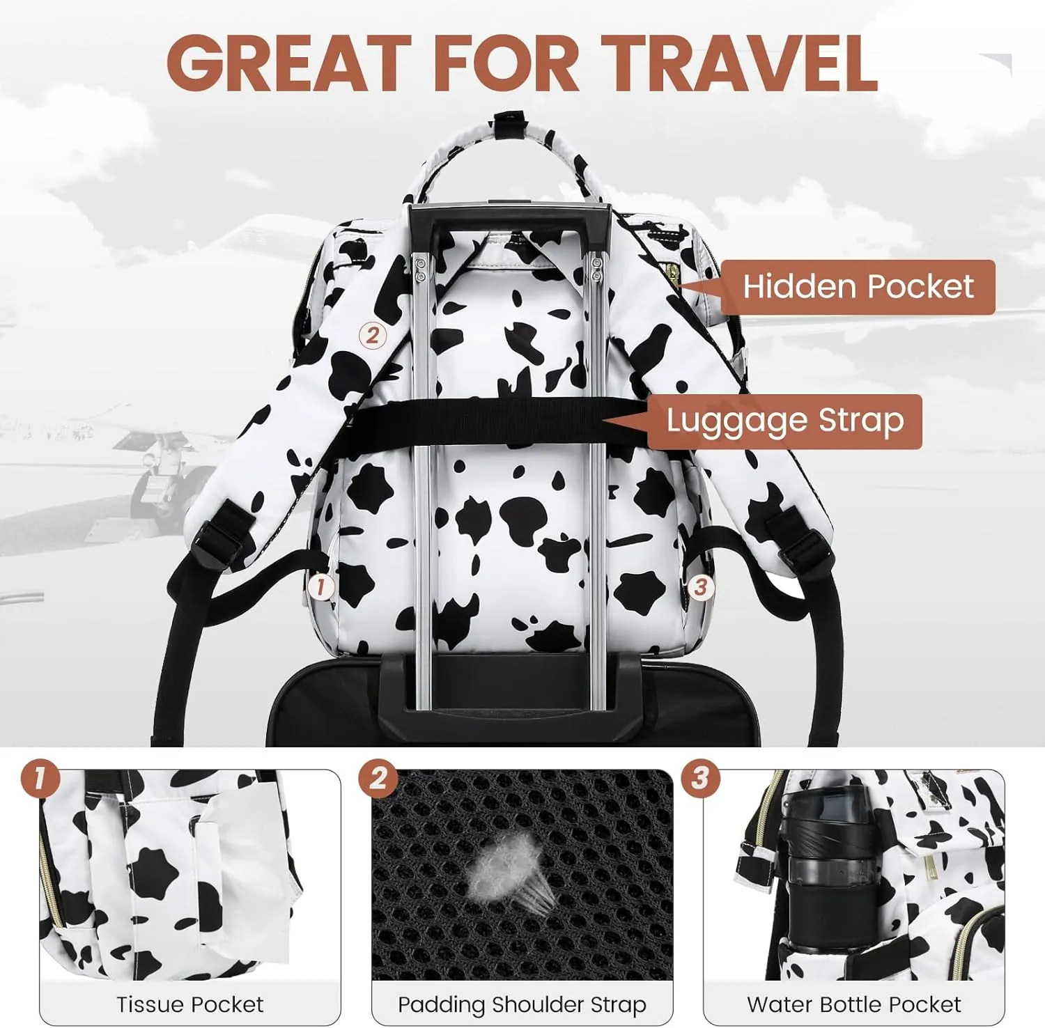 LOVEVOOK Laptop Backpack for Women Teacher Backpacks Nurse Bags,Work Bag Backpack Purse Bag Anti-Theft Travel Backpacks with USB Charging Port,15.6 Inch Backpack for College Business Casual