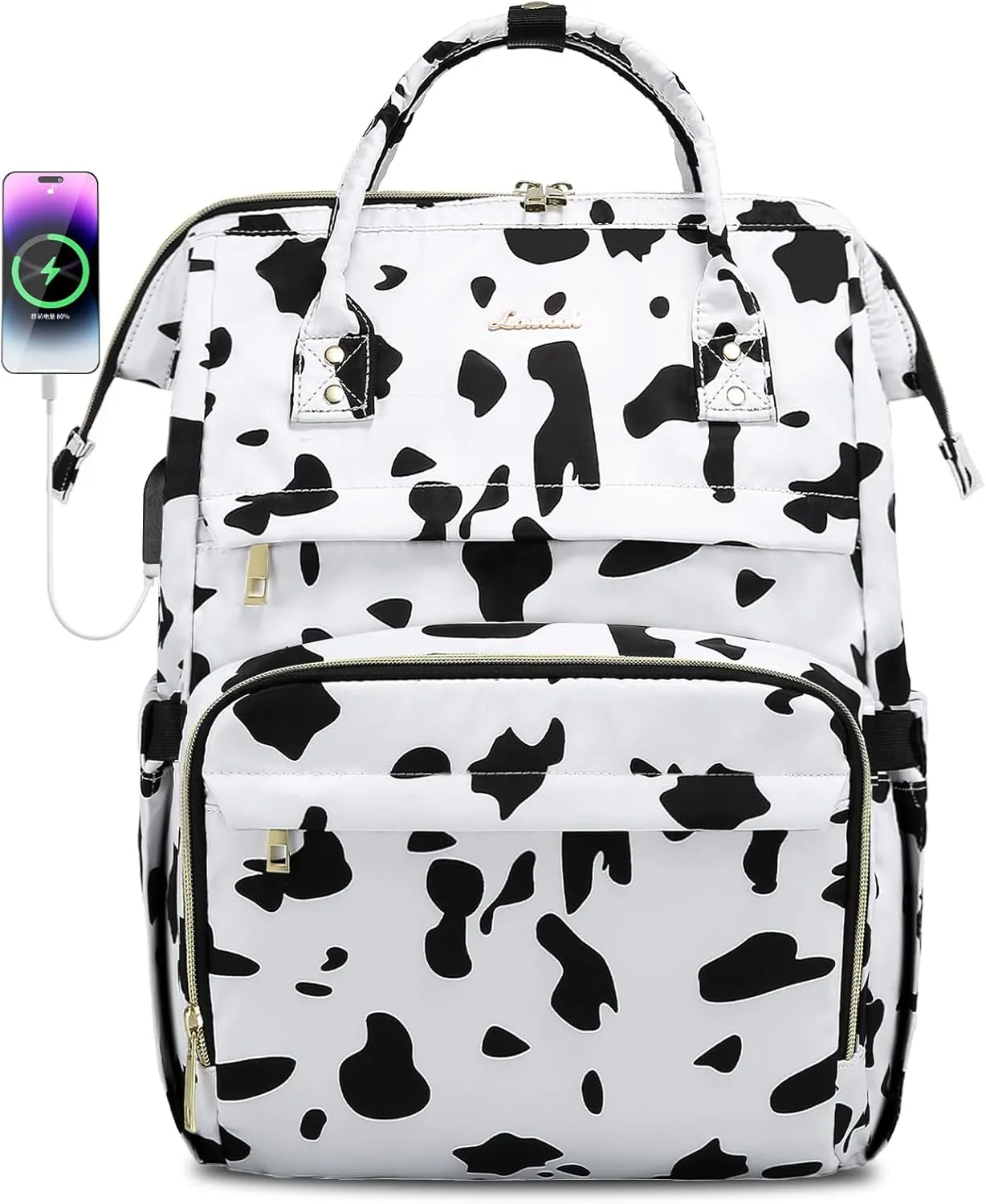 LOVEVOOK Laptop Backpack for Women Teacher Backpacks Nurse Bags,Work Bag Backpack Purse Bag Anti-Theft Travel Backpacks with USB Charging Port,15.6 Inch Backpack for College Business Casual