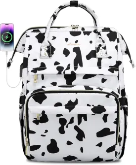 LOVEVOOK Laptop Backpack for Women Teacher Backpacks Nurse Bags,Work Bag Backpack Purse Bag Anti-Theft Travel Backpacks with USB Charging Port,15.6 Inch Backpack for College Business Casual