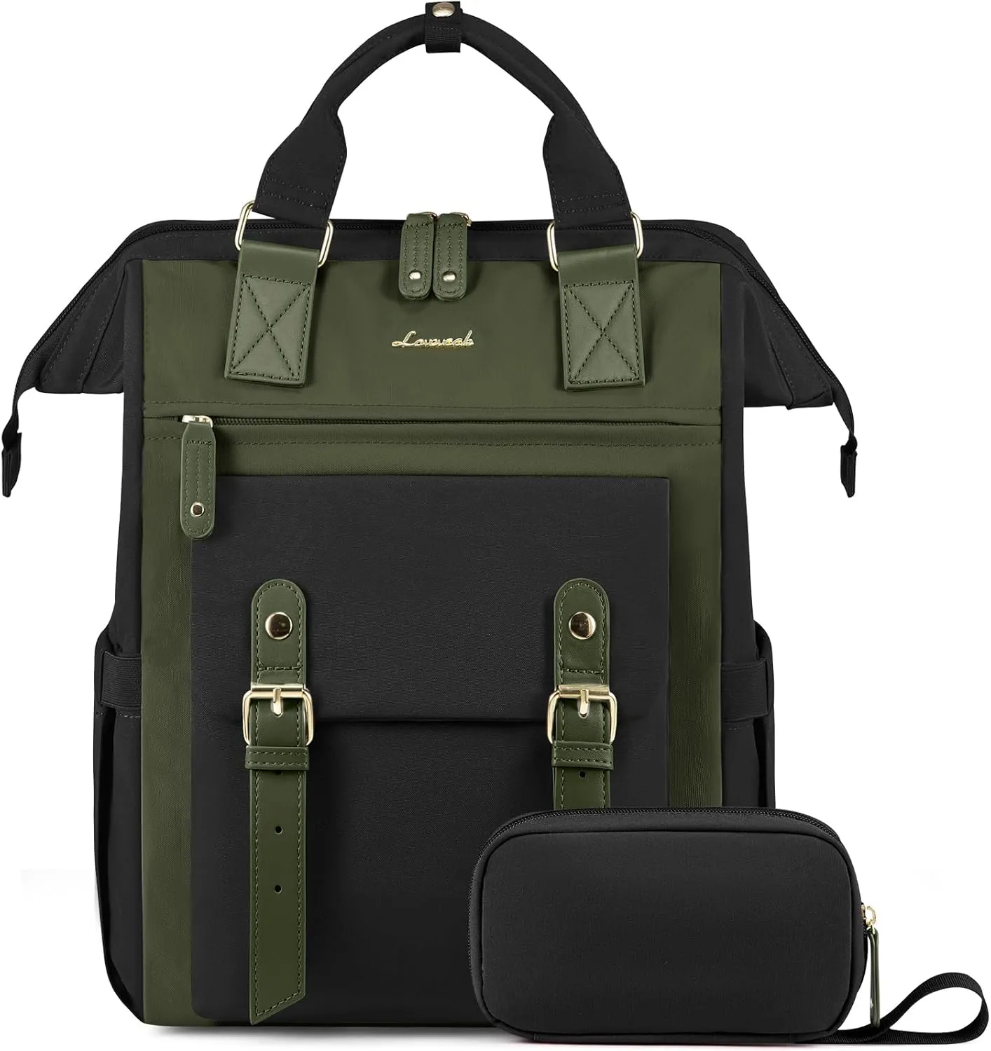 LOVEVOOK Laptop Backpack for Women Work Teacher Bag Travel Backpack, Stylish College Backpack Purse, Business Computer Laptop Bag Nurse Bags, Casual Daypack, 17 Inch