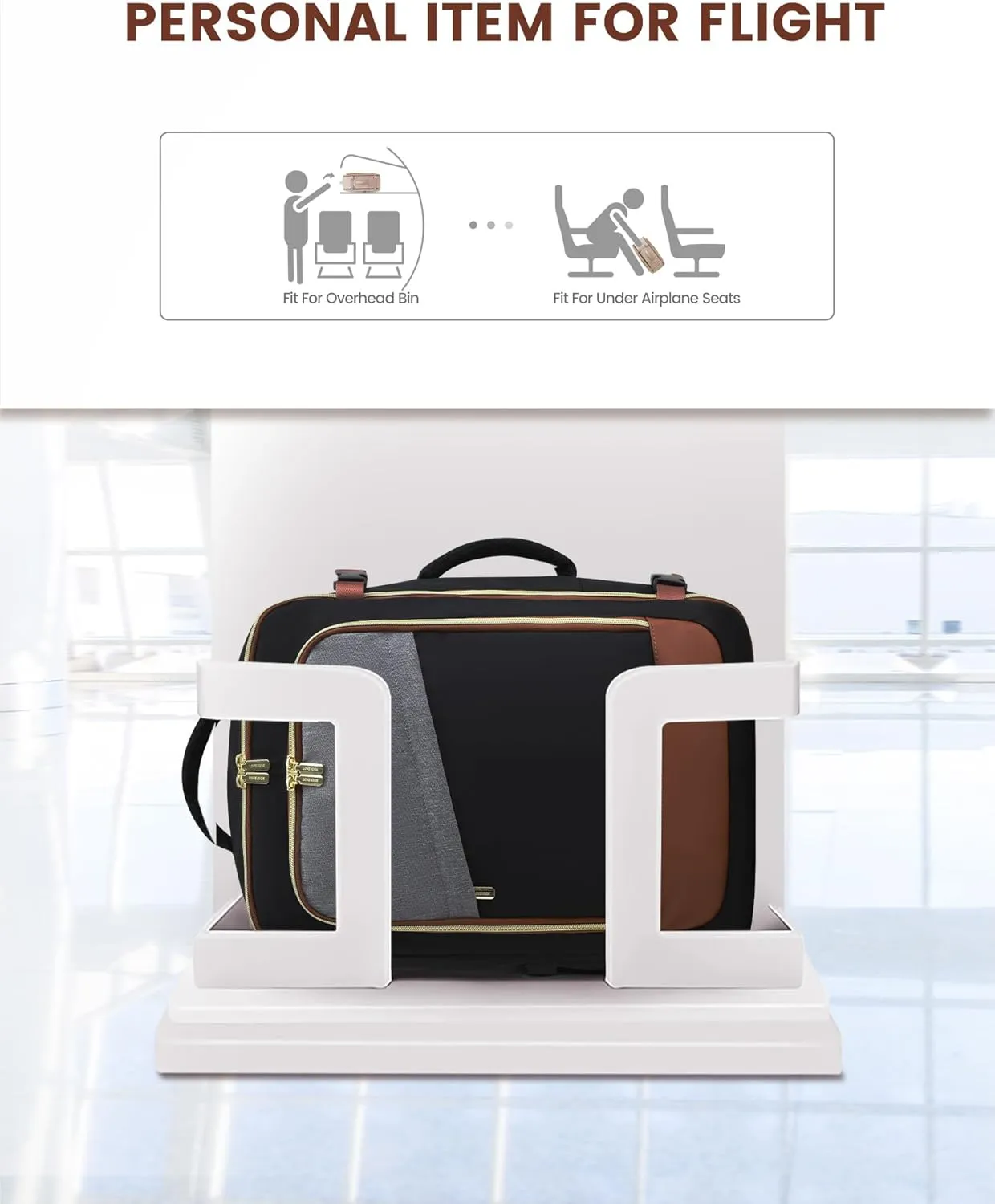 LOVEVOOK Travel Backpack for Women, 40L Carry On Backpack Flight Approved, Large Personal Item Bag Fits 17 inch Laptop, TSA Approved Luggage with 3 Packing Cubes,Waterproof Weekender Gym Essentials