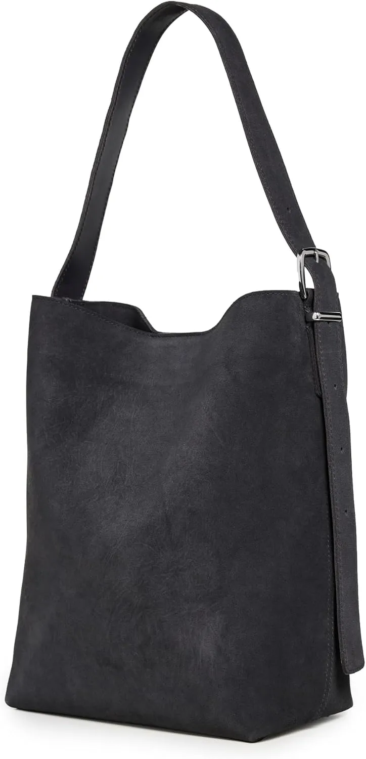 Madewell Women's The Essential Bucket Tote in Suede