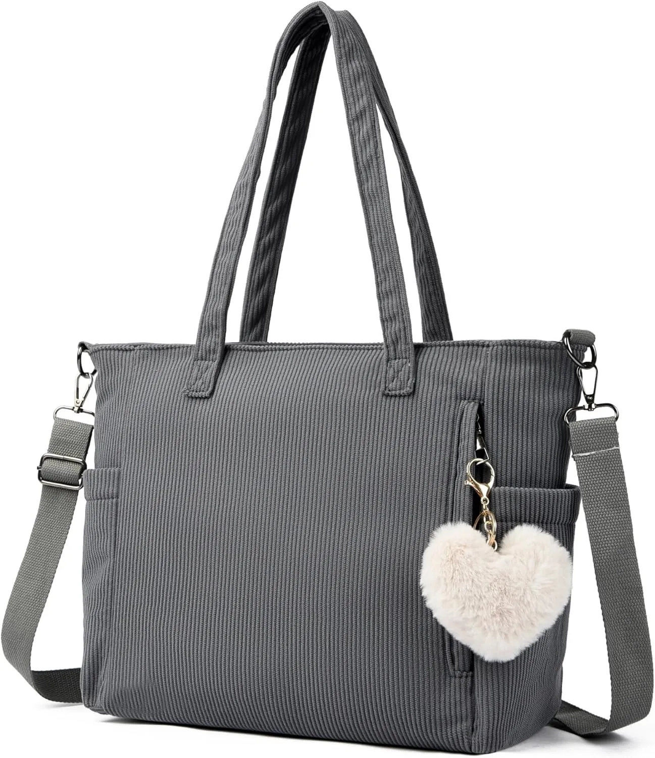 Makukke Corduroy Totes Bag Women - Shoulder Hobo Bag Handbags Crossbody Bag Big Capacity Shopping Purses