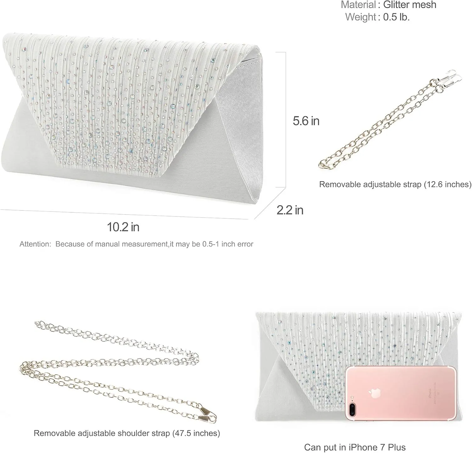 Mihawk Women's Clutch Purses and Bags - Evening Clutches and Handbags