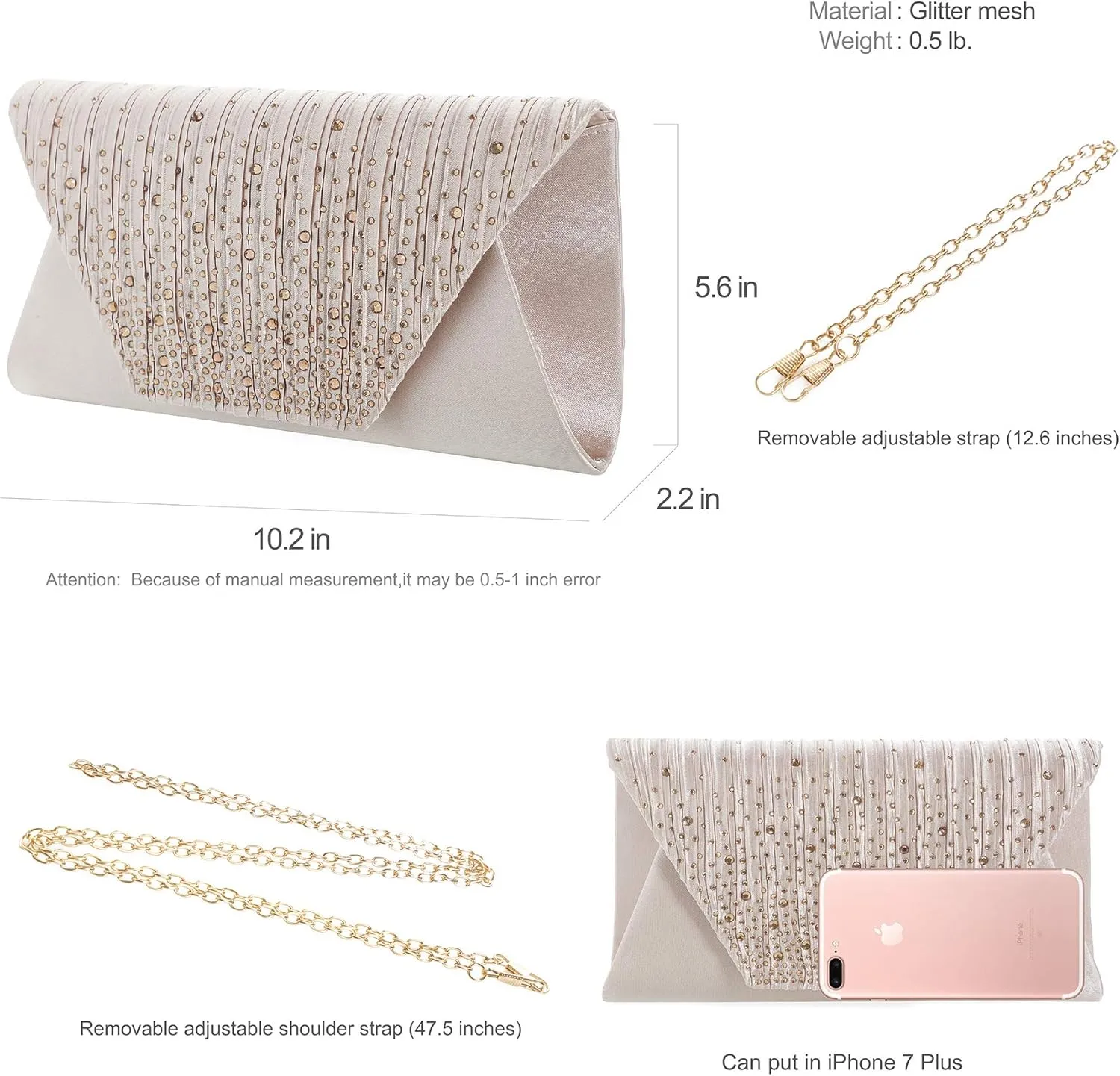 Mihawk Women's Clutch Purses and Bags - Evening Clutches and Handbags