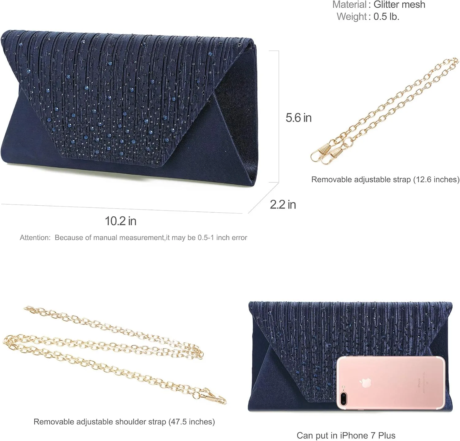 Mihawk Women's Clutch Purses and Bags - Evening Clutches and Handbags