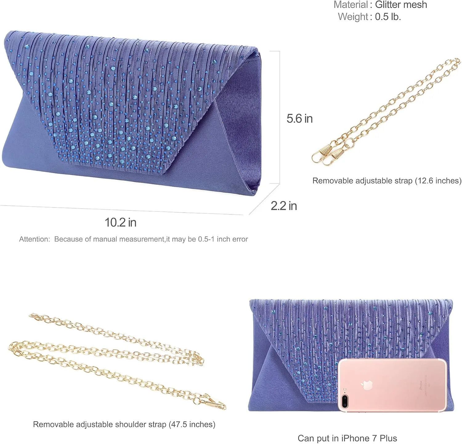 Mihawk Women's Clutch Purses and Bags - Evening Clutches and Handbags