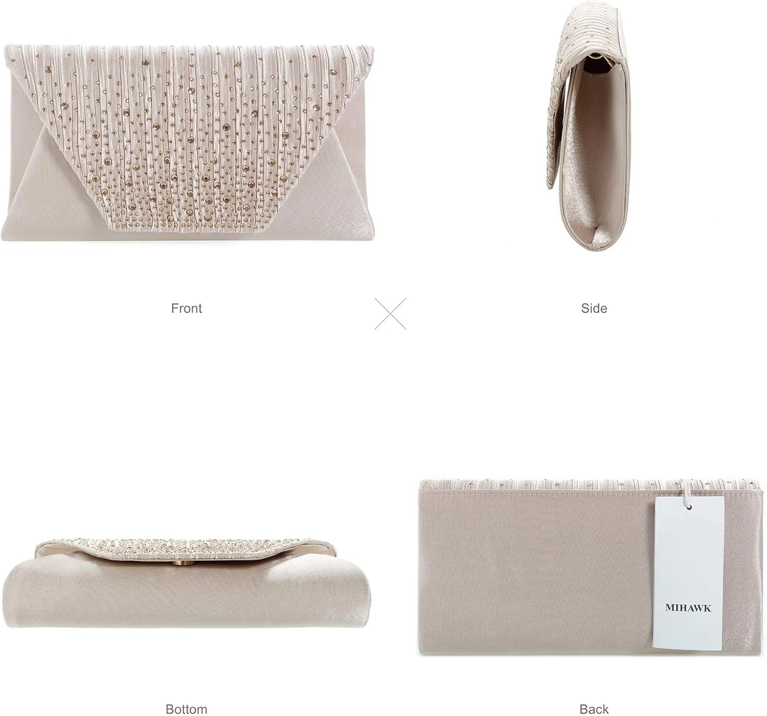 Mihawk Women's Clutch Purses and Bags - Evening Clutches and Handbags