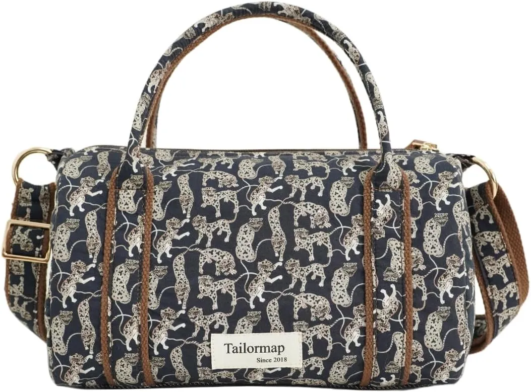 Mini Boston Bag for Women, Handmade Liberty Floral Satchel, Small Lightweight Designer Top Handle Crossbody Purse