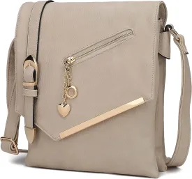 MKF Collection Crossbody Bags for Women, Sling bag Vegan Leather Shoulder bag Ladies Small Purse Handbag by Mia K