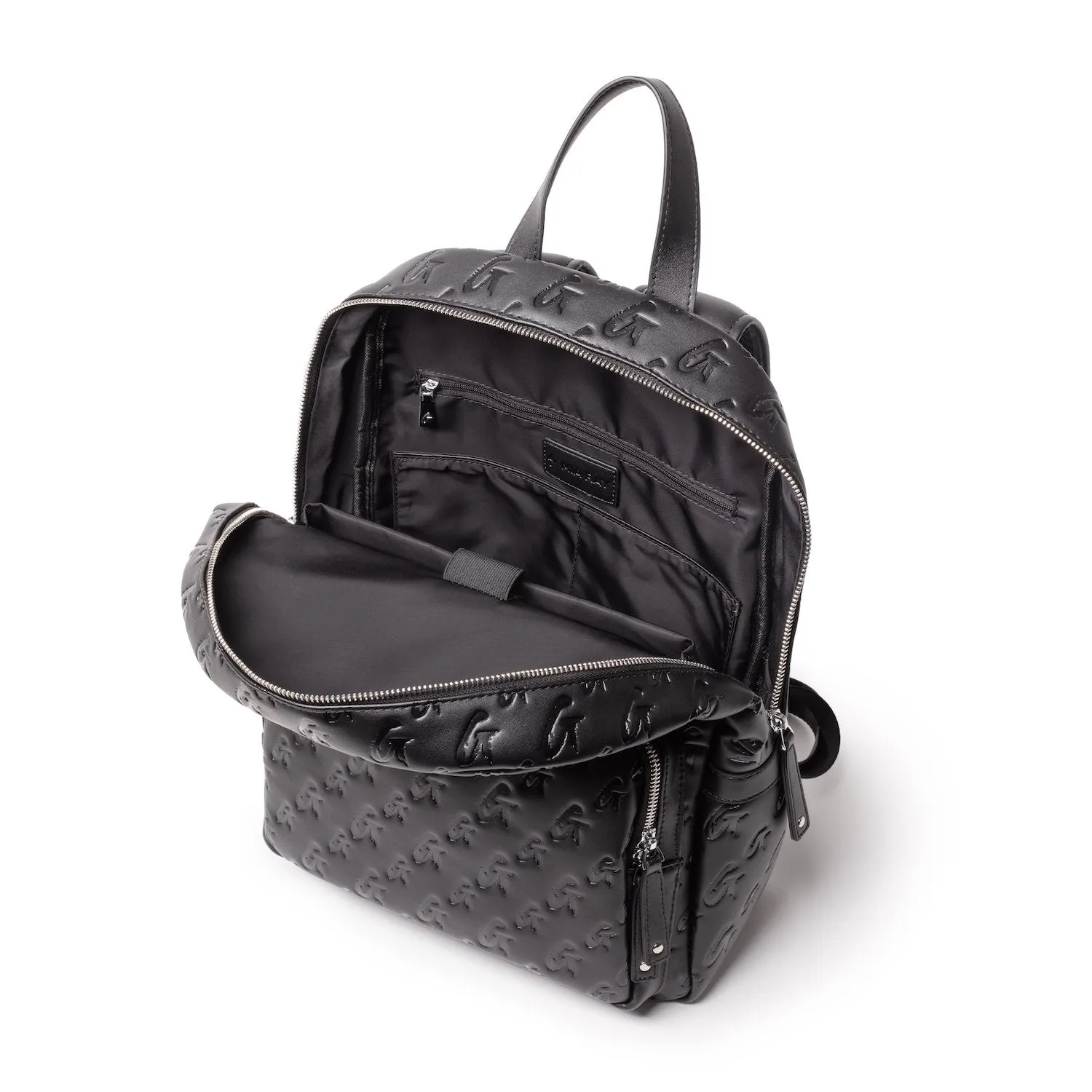 MONOGRAM UNISEX BACKPACK - BLACK