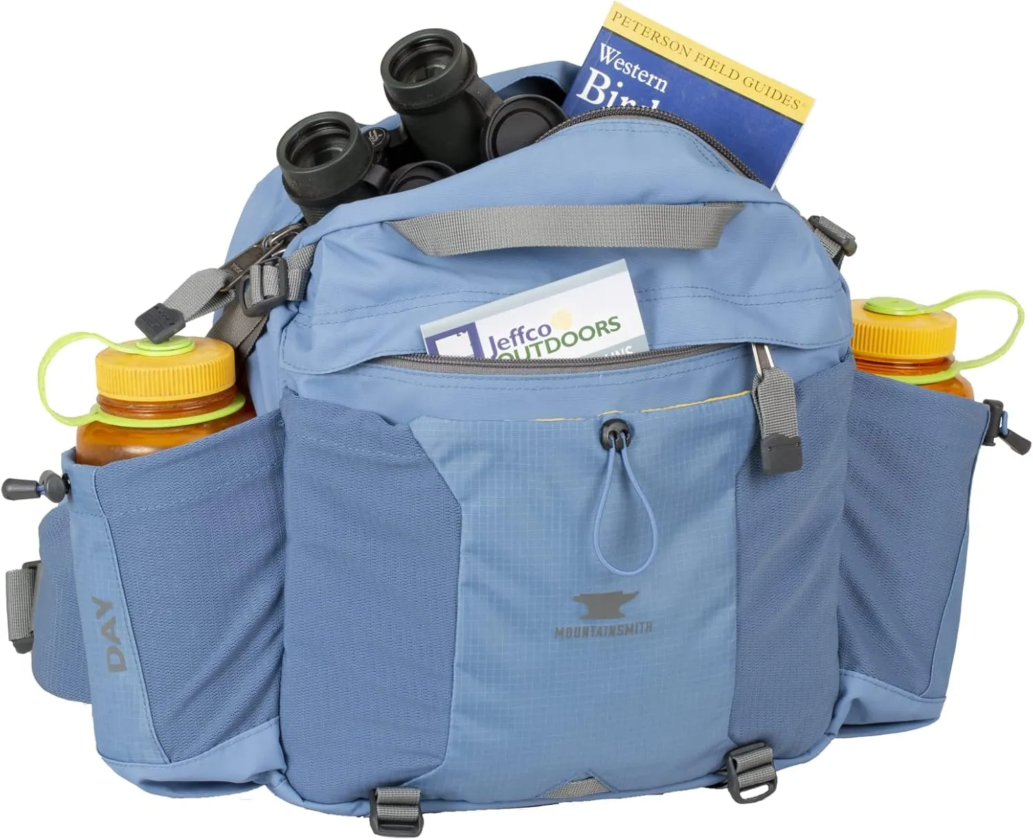 Mountainsmith Day Lumbar Waist pack, Running, Hiking, Cycling, Travel, and Outdoor Sport Activities with Dual Water Bottle Holders, Coronet Blue