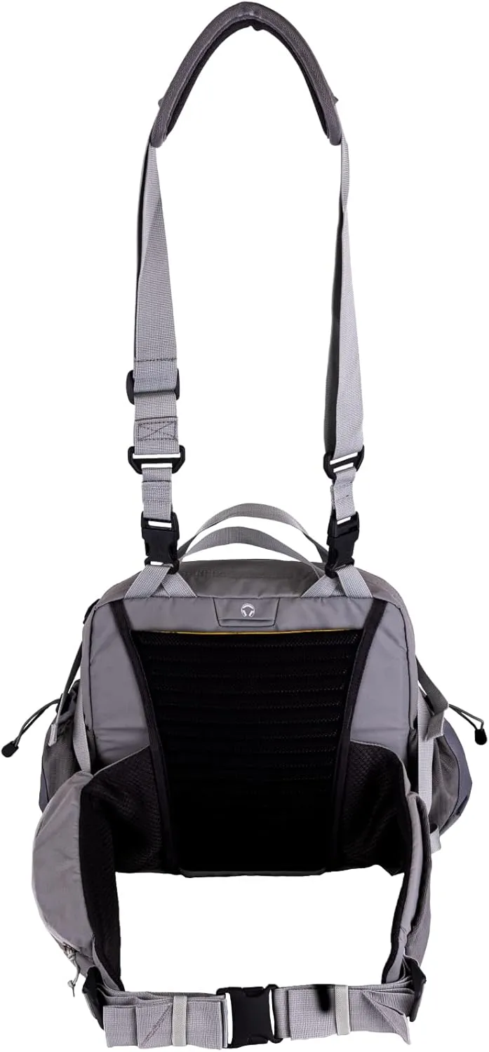 Mountainsmith Day Lumbar Waist pack, Running, Hiking, Cycling, Travel, and Outdoor Sport Activities with Dual Water Bottle Holders, Moon Mist Grey