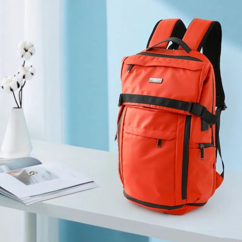 Multipurpose Laptop Bag with Large Capacity & Comfort | Backpack for Travel & Work | Orange