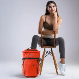 Multipurpose Laptop Bag with Large Capacity & Comfort | Backpack for Travel & Work | Orange