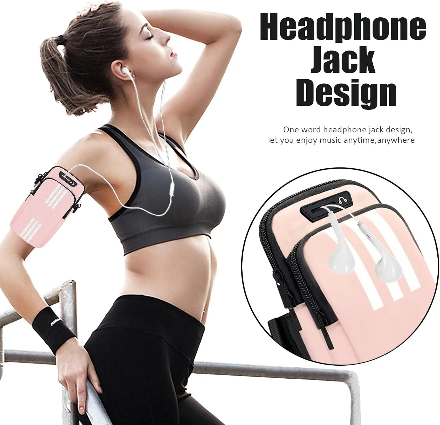 Phone Holder for Running Armband Cell Phone Crossbody Bags for Women Kids,iPhone 16 15 14 13 12 11 Pro Max Xs 16e Xr X 8 Plus SE Mini Pouch,Galaxy S25 S24 Ultra Edge Note 20 Key Arm Bag Bands