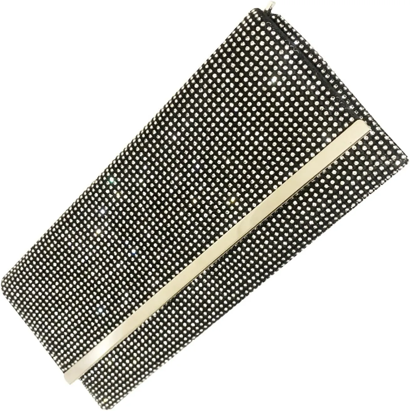 Rhinestone Clutch Purses for Women Handbags Shiny Sequin Envelope Clutch Evening Bag with Chain