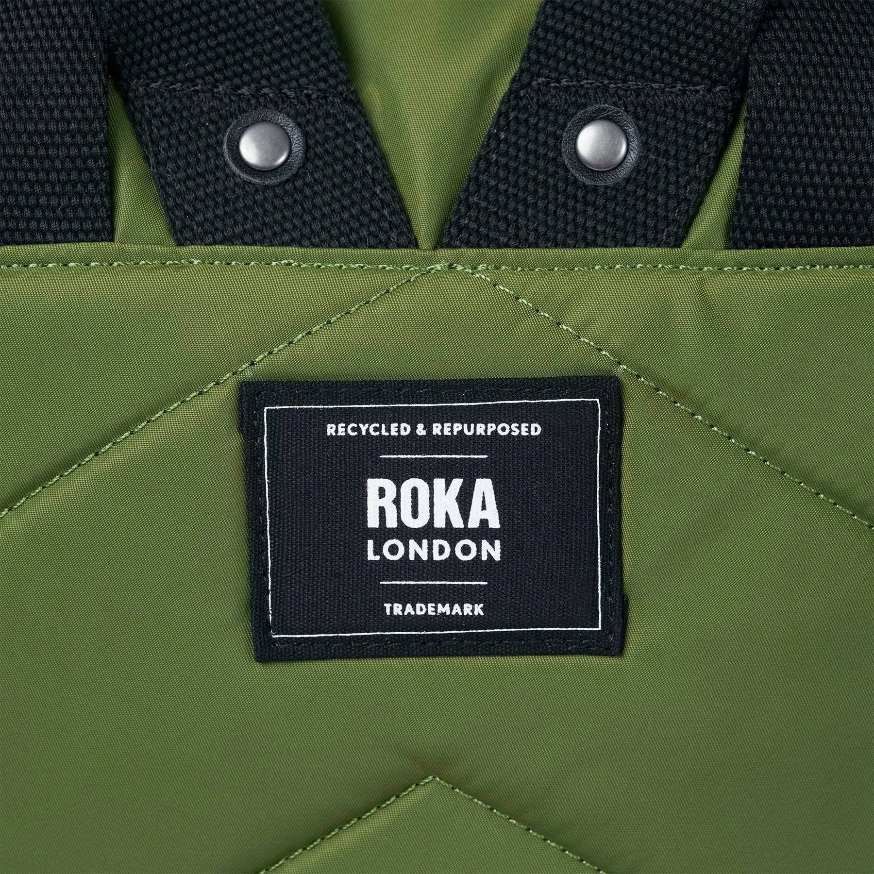 ROKA Black Label Canfield B Avocado Medium Recycled Nylon Bag
