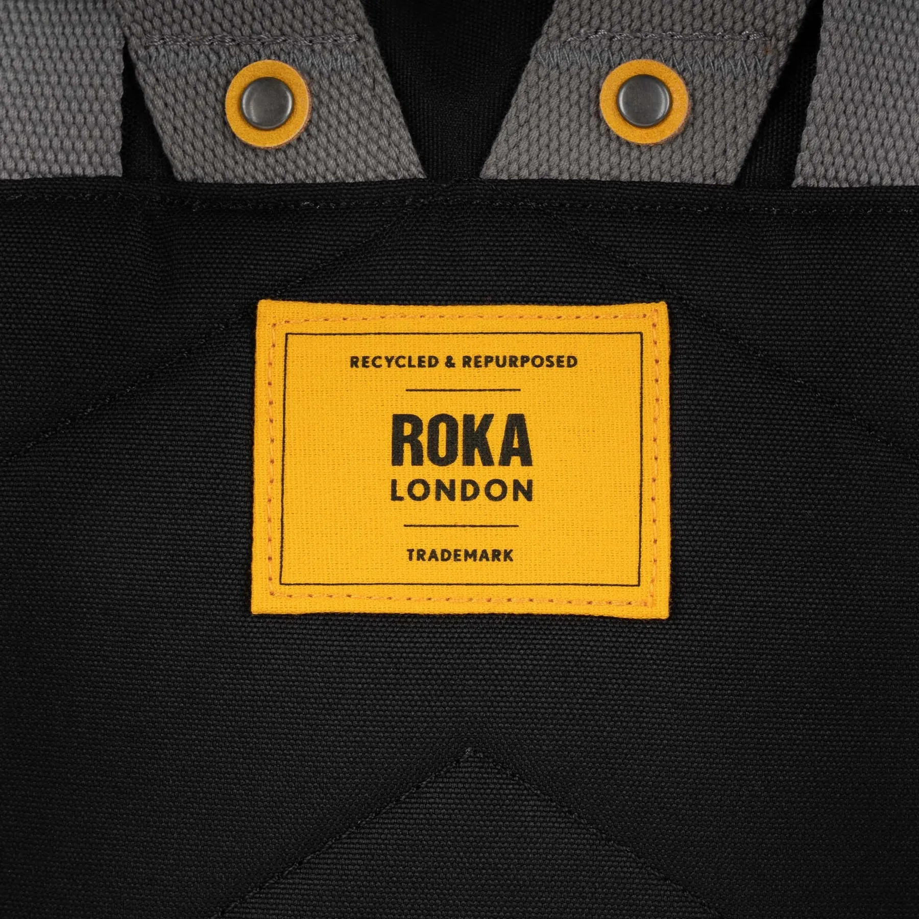 ROKA Yellow Label Canfield B Ash Medium Recycled Canvas Bag - OS