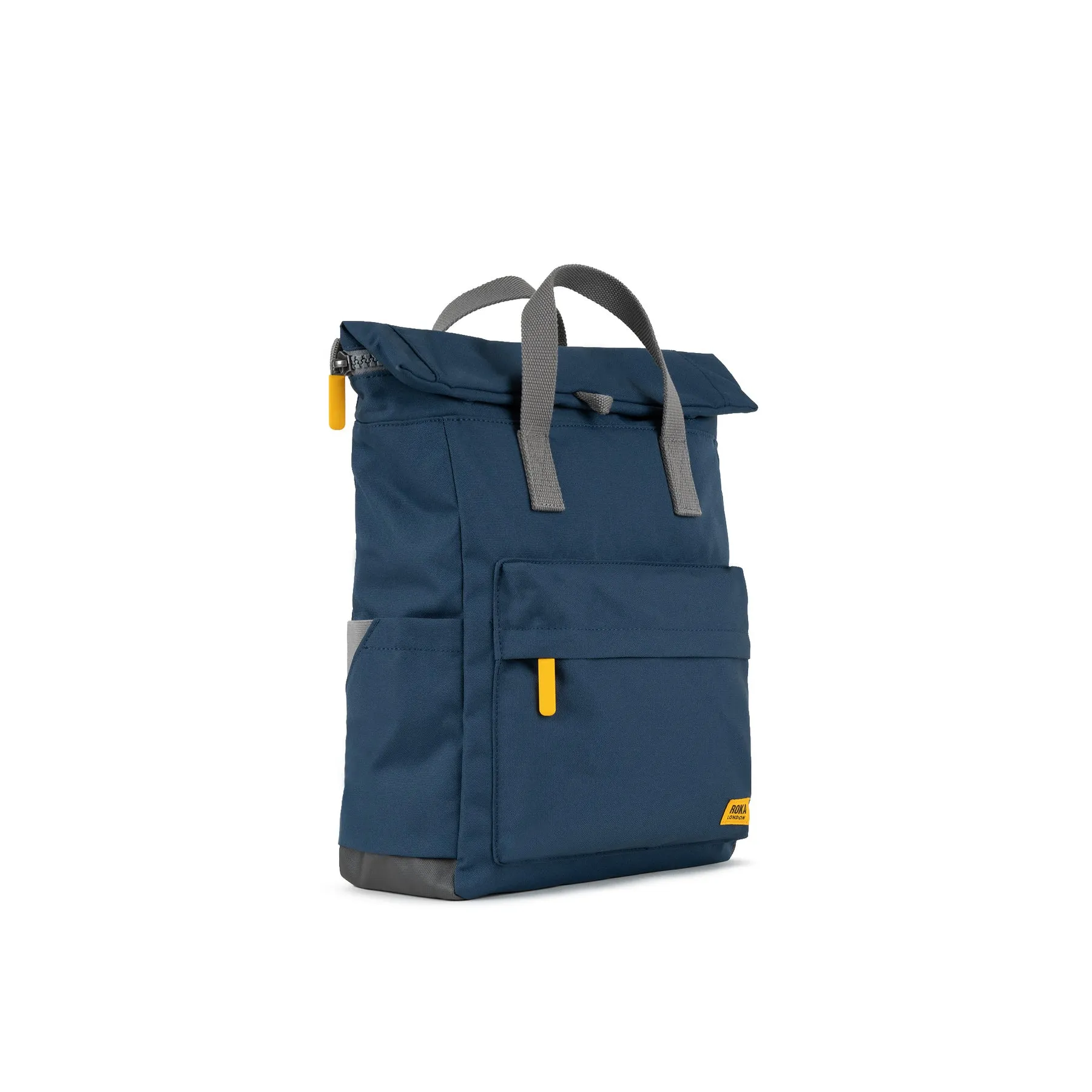 ROKA Yellow Label Canfield B Deep Blue Medium Recycled Canvas Bag - OS