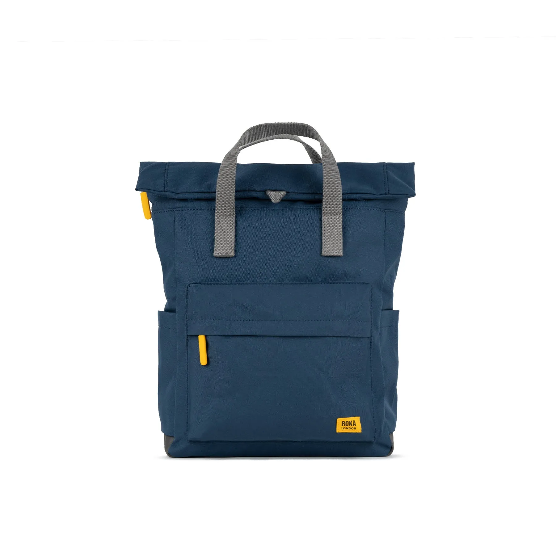 ROKA Yellow Label Canfield B Deep Blue Medium Recycled Canvas Bag - OS