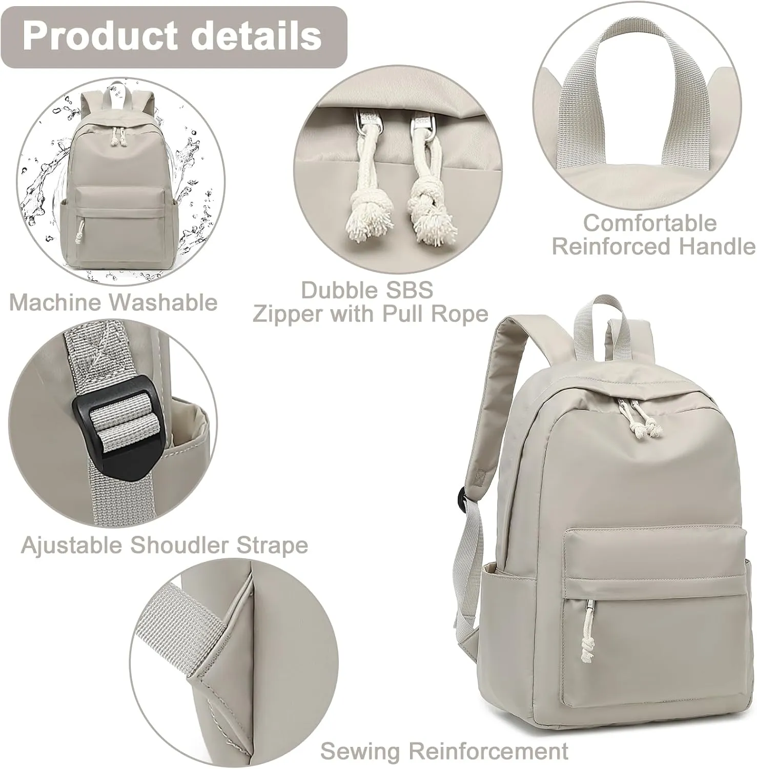 School Backpack for Teen Girls Women Laptop Backpack College Bookbags Middle School Travel Work Commuter Back Pack