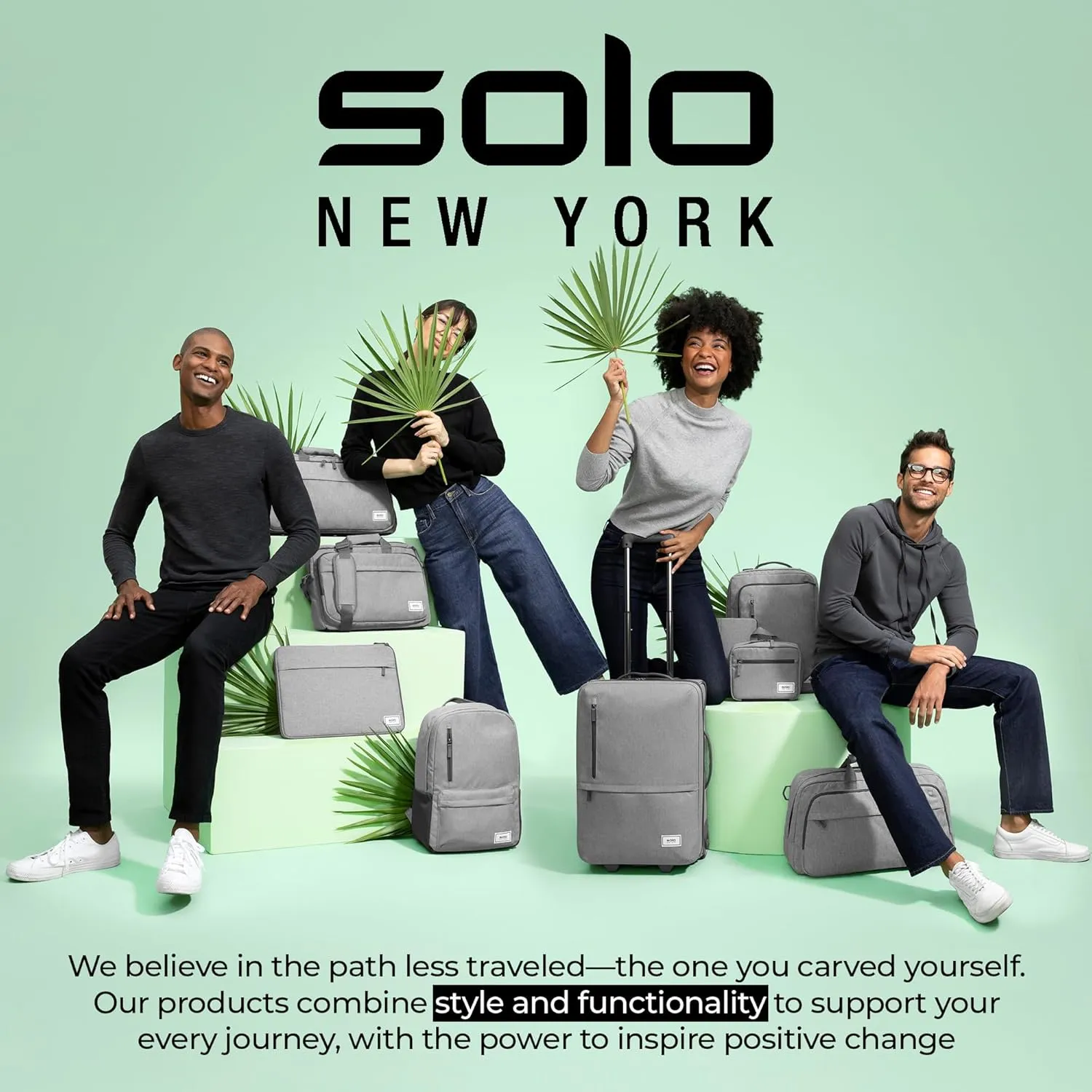 Solo New York Hybrid Briefcase Backpack - Laptop Carrying Bag, Fits 15.6" Computer, Brief for Travel & Work - Duane
