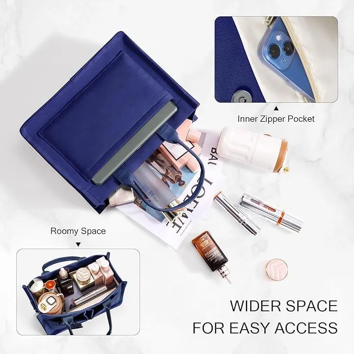 Stylish Canvas Tote Bag for Women Large Durable Light Weight Crossbody Handbag for Everyday Work, Travel, Shopping Bag.