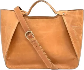 Tannery Genuine Full Grain Leather Shoulder Tote Bag for Women Large Handbag Ladies Purse Adjustable Strap Satchel Travel Bag