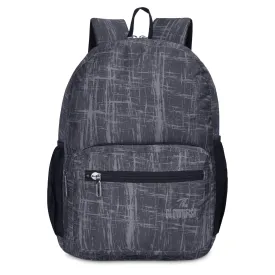 THE CLOWNFISH Marcellus Polyester Laptop Backpack - Water Resistant, Spacious | 14 inch Laptop | 21.5 Litres | Grey