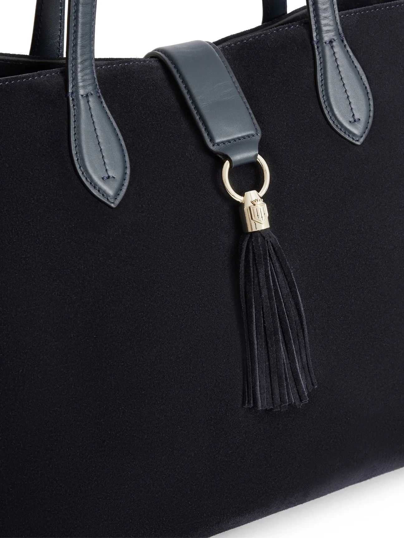 The Langham Women’s Tote Navy Suede