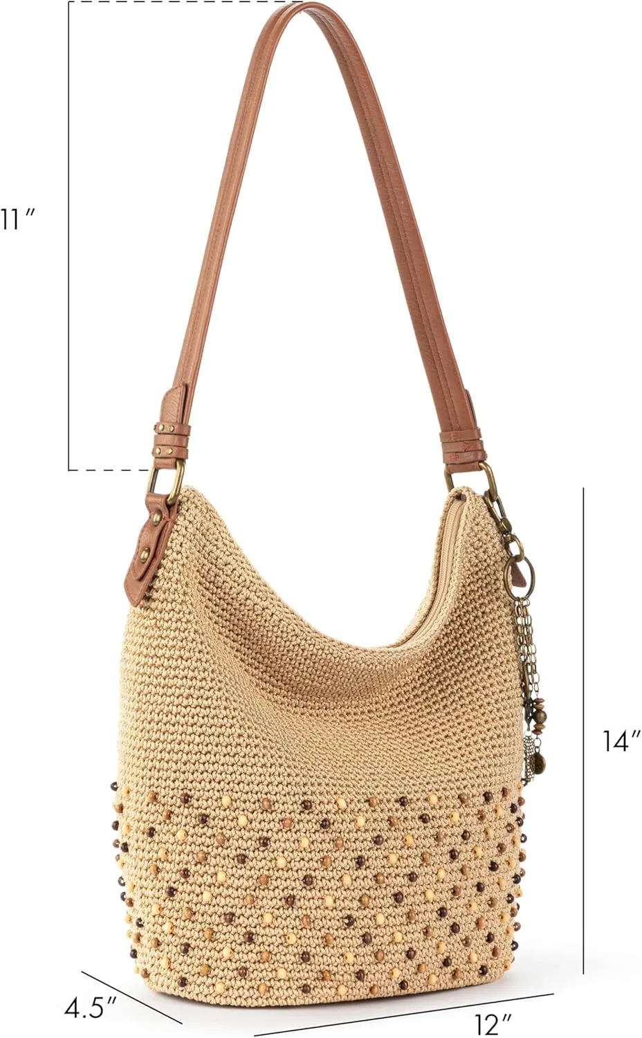The Sak Sequoia Hobo Bag in Hand-Crochet, Soft & Slouchy Silhouette, Timeless & Elevated Design
