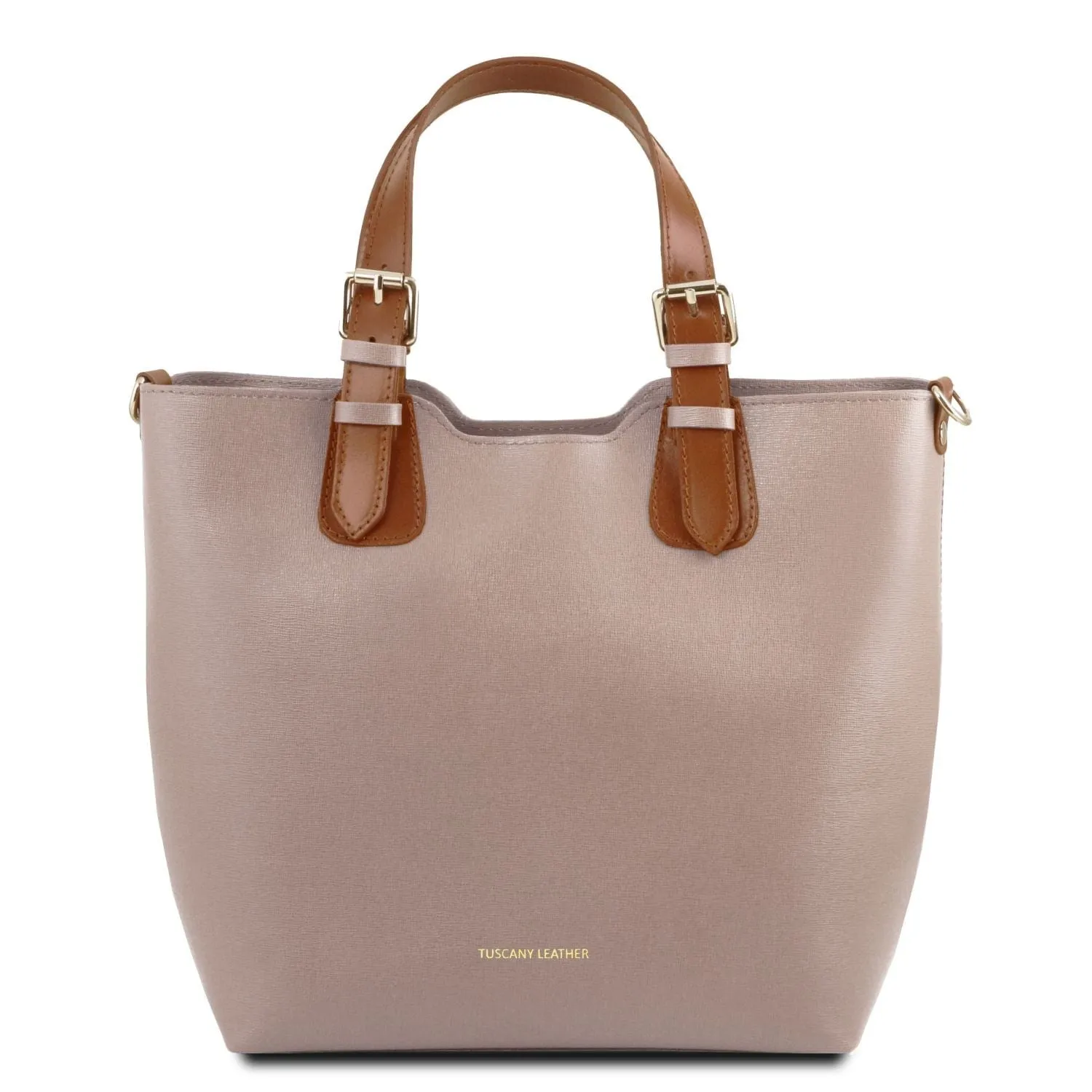 TL Bag - Saffiano Italian leather tote bag with long strap | TL141696