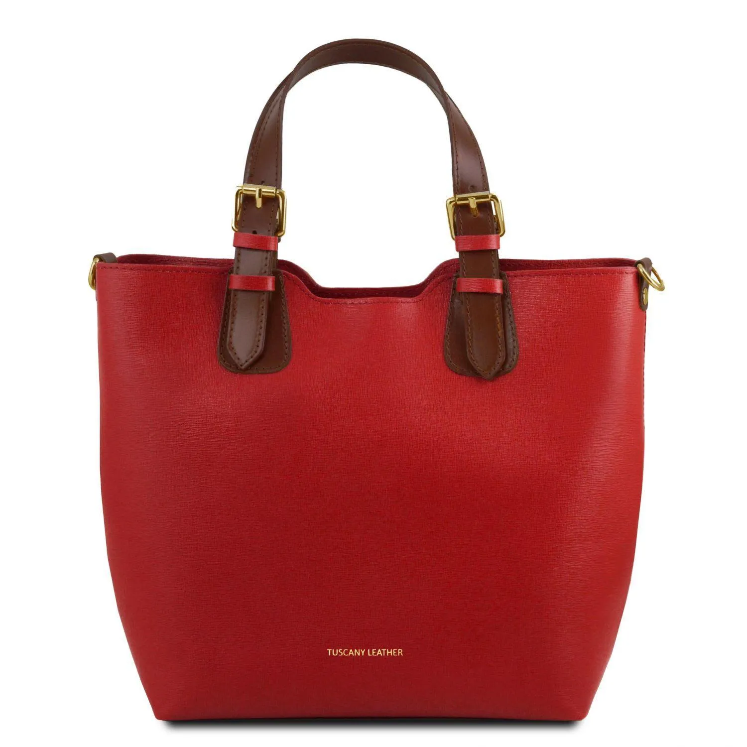 TL Bag - Saffiano Italian leather tote bag with long strap | TL141696