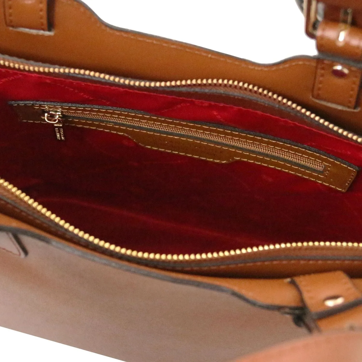TL Bag - Saffiano Italian leather tote bag with long strap | TL141696