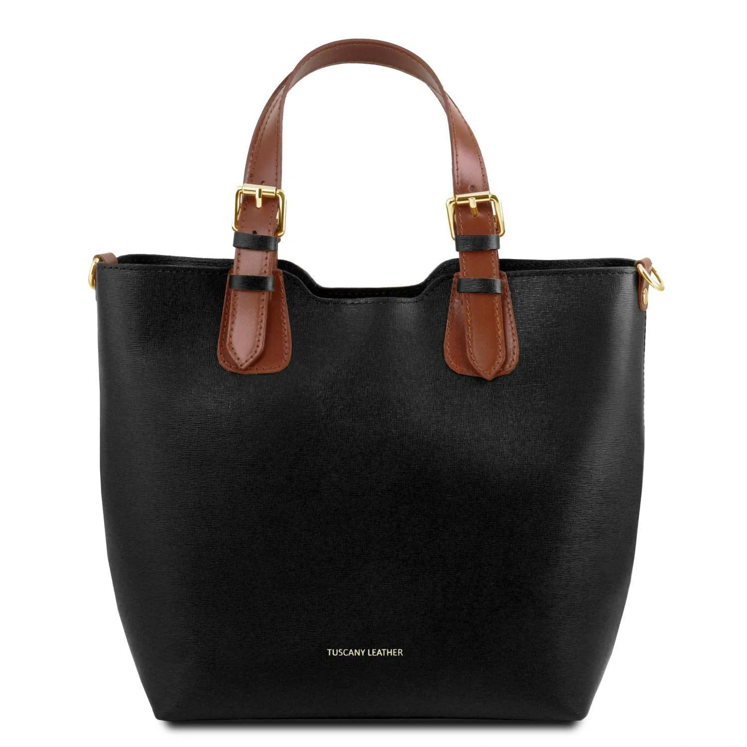 TL Bag - Saffiano Italian leather tote bag with long strap | TL141696