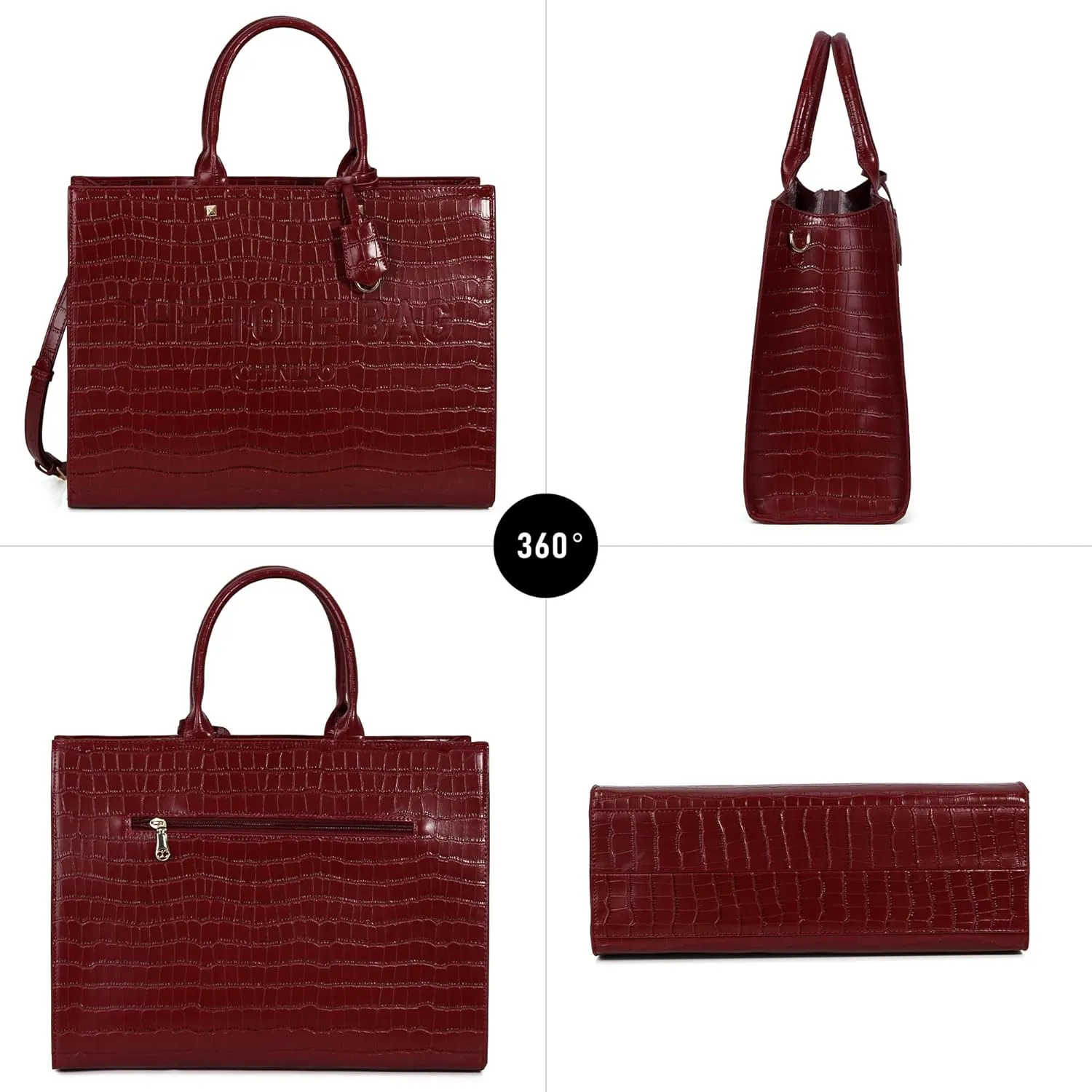 Tote Bag for Women, Top Handle Stachel Purse and Handbags with Shoulder Strap