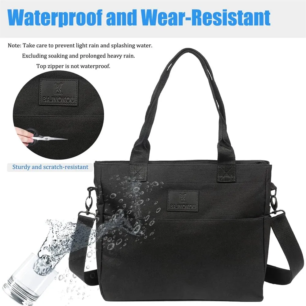 Tote Bag For Women Work Fits 14'' Laptop Shoulder Bag USB Teacher Bags Office Business Briefcase With Many Pockets