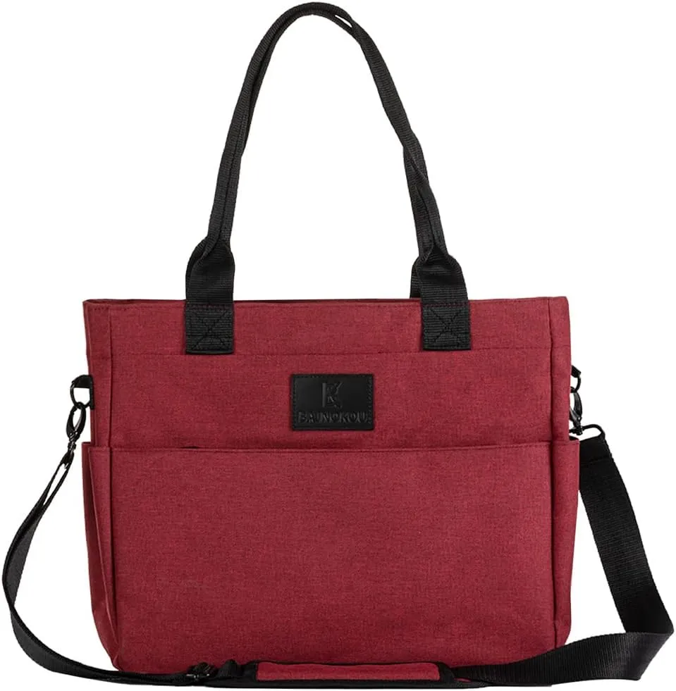 Tote Bag For Women Work Fits 14'' Laptop Shoulder Bag USB Teacher Bags Office Business Briefcase With Many Pockets
