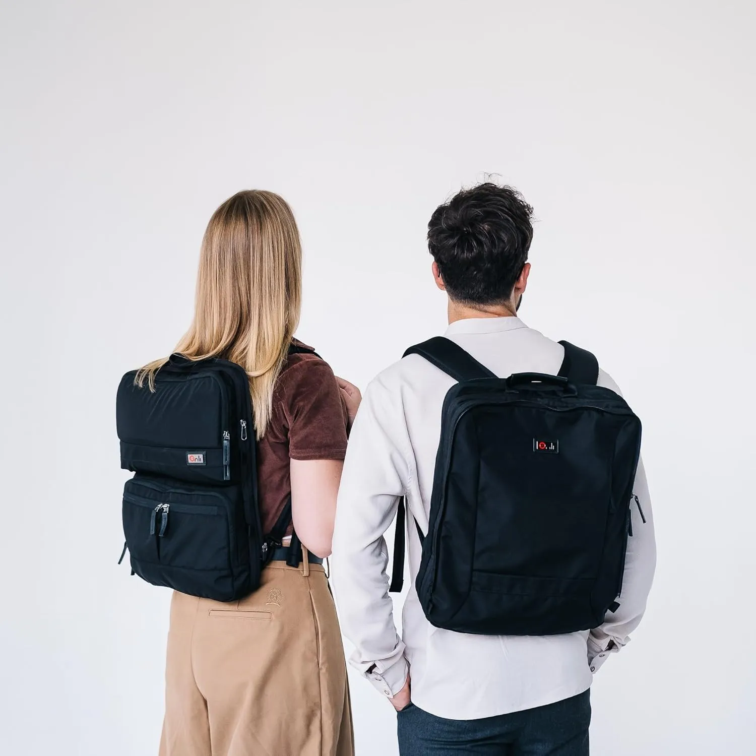 Trilogy Double Pack - World class multiple use backpack - expands into a weekender bag - splits into two seperate bags - handles two 17 laptops and two tablets (Black)
