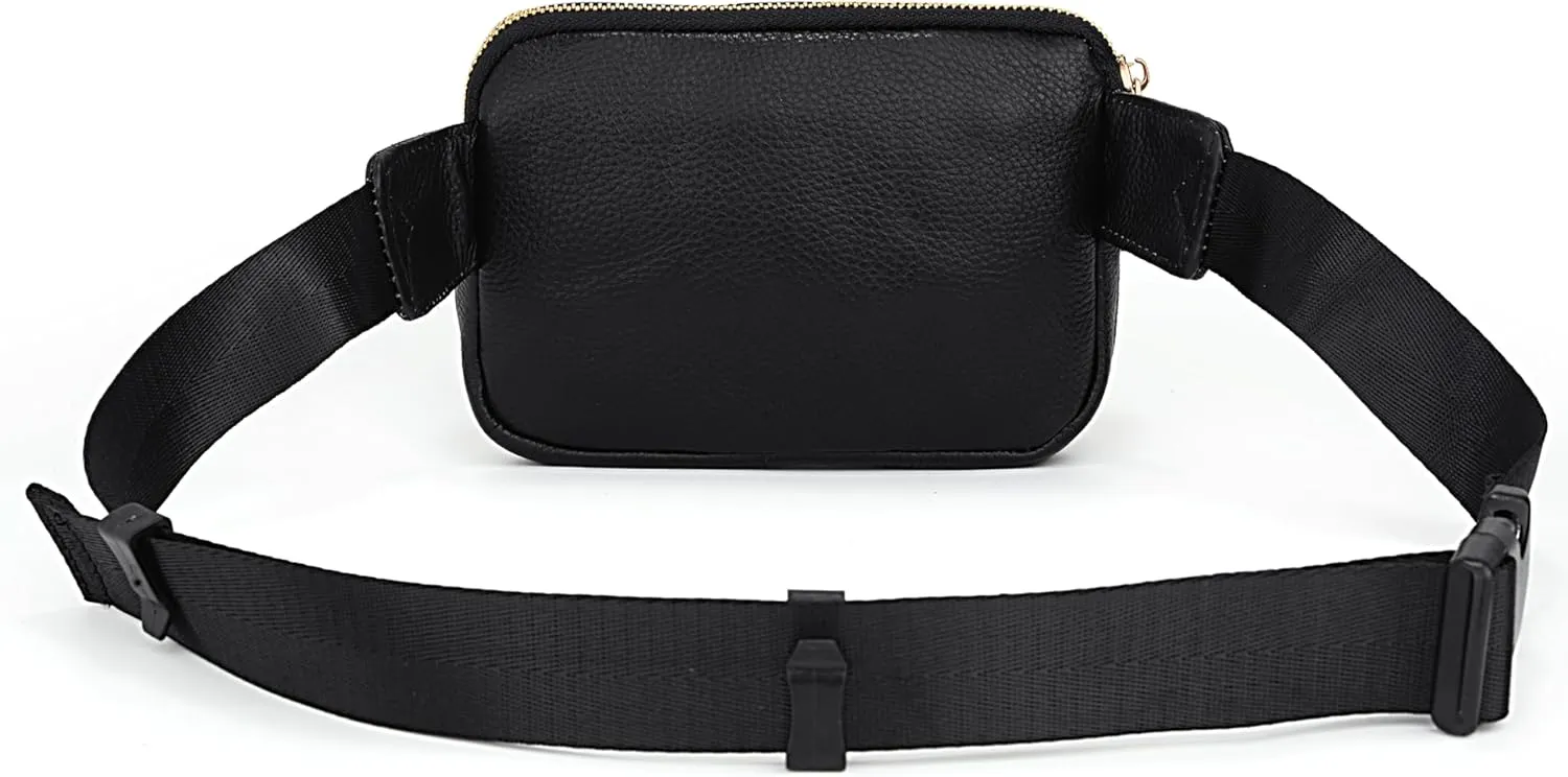 UTO Fanny Pack for Women Crossbody Trendy Fashion Belt Purse Chest Waist Hip Bumbag for Outdoor Shopping Travel Hiking