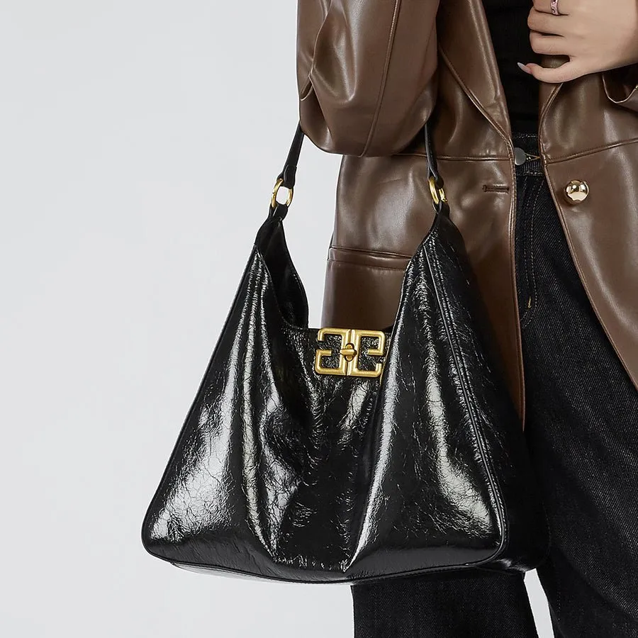 Valentina | Luxe Hobo Bag – Effortless Glamour in Black